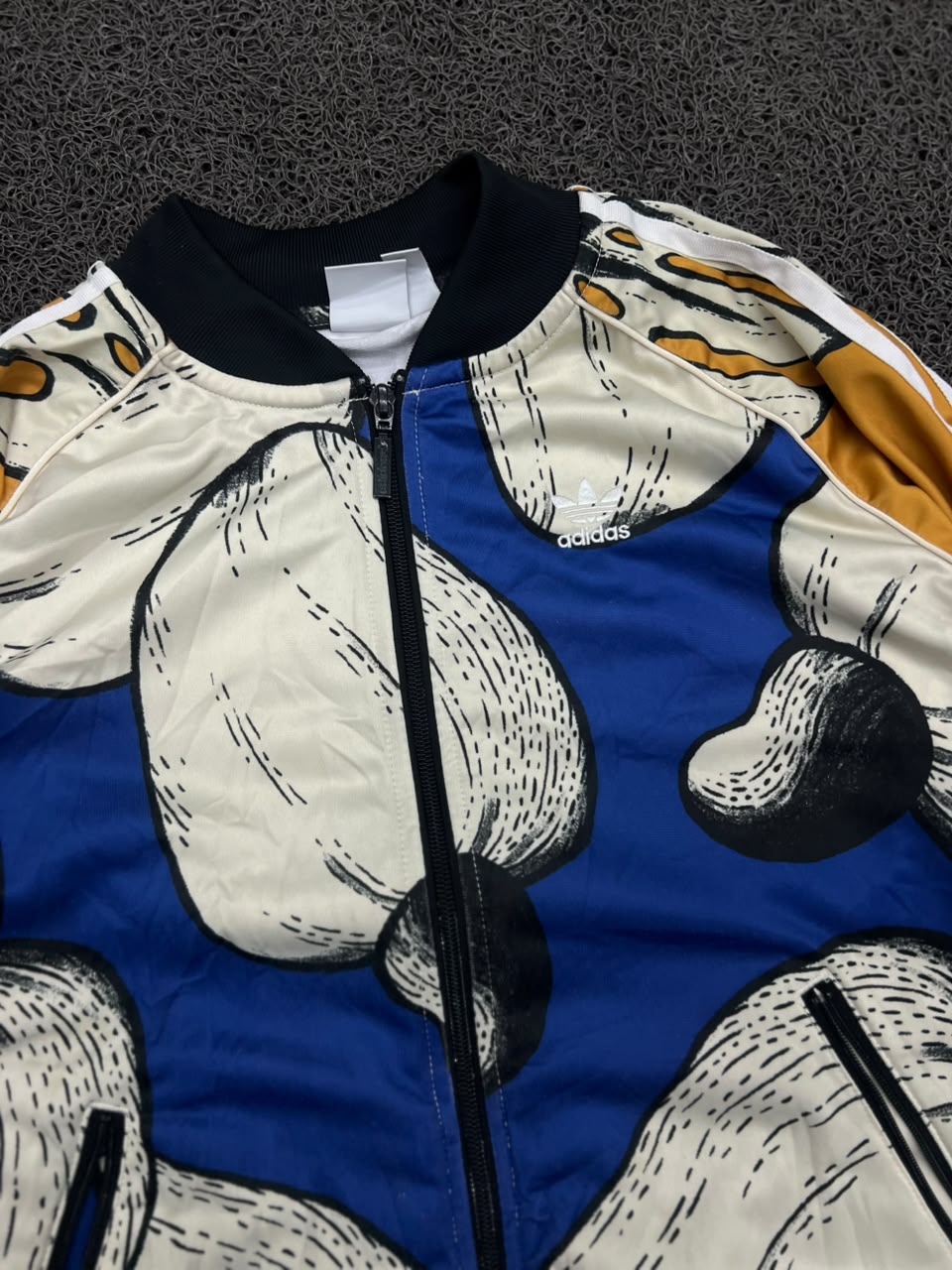 Adidas Originals Graphic Print Track Bomber Jacket | Full Zip