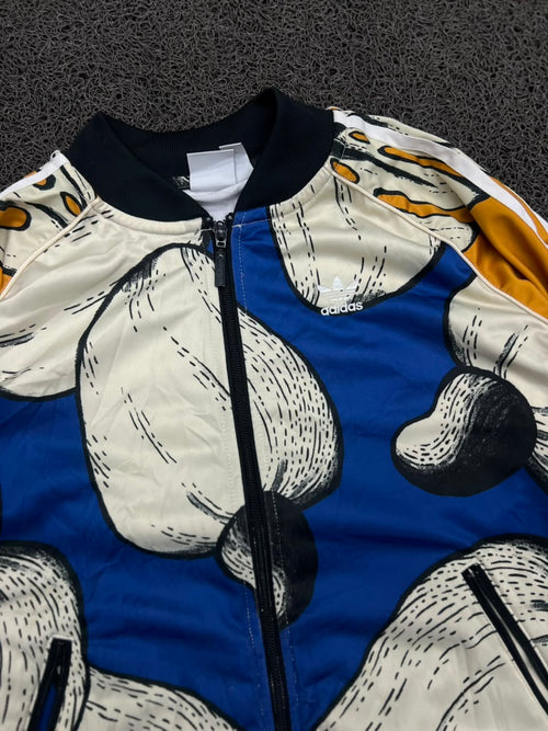 Adidas Originals Graphic Print Track Bomber Jacket | Full Zip