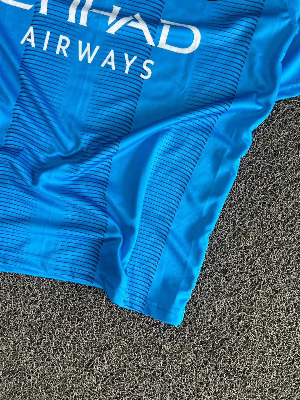 Manchester City Home Jersey 2023/24 – Kevin De Bruyne #17 | Sky Blue Football Five Sleeve Jersey