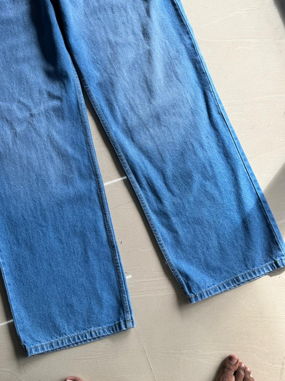 Vintage Light Blue Wide Leg Jeans