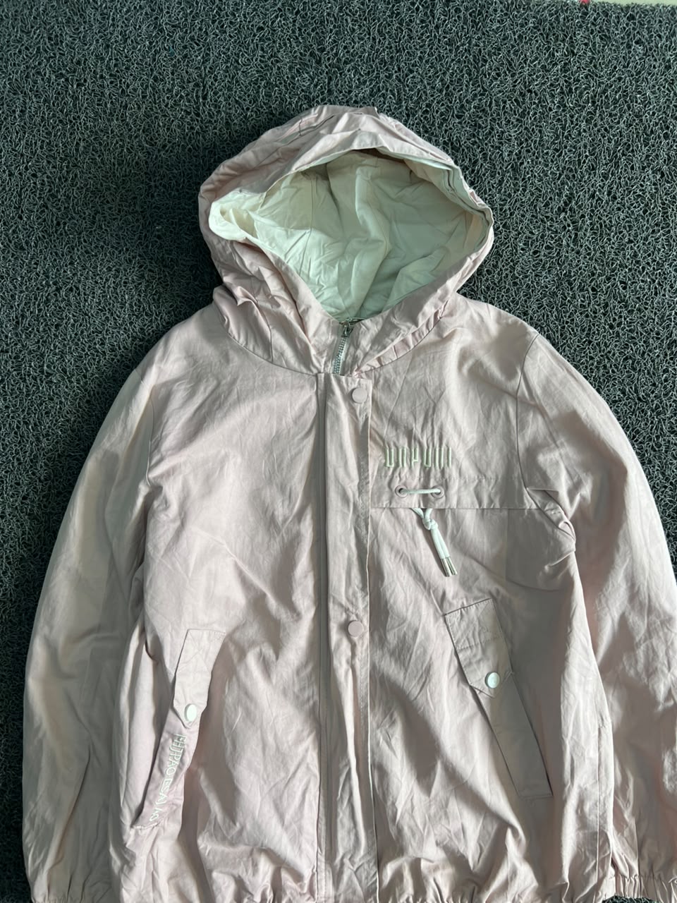 Hooded Full-Zip Jacket with Front Pockets