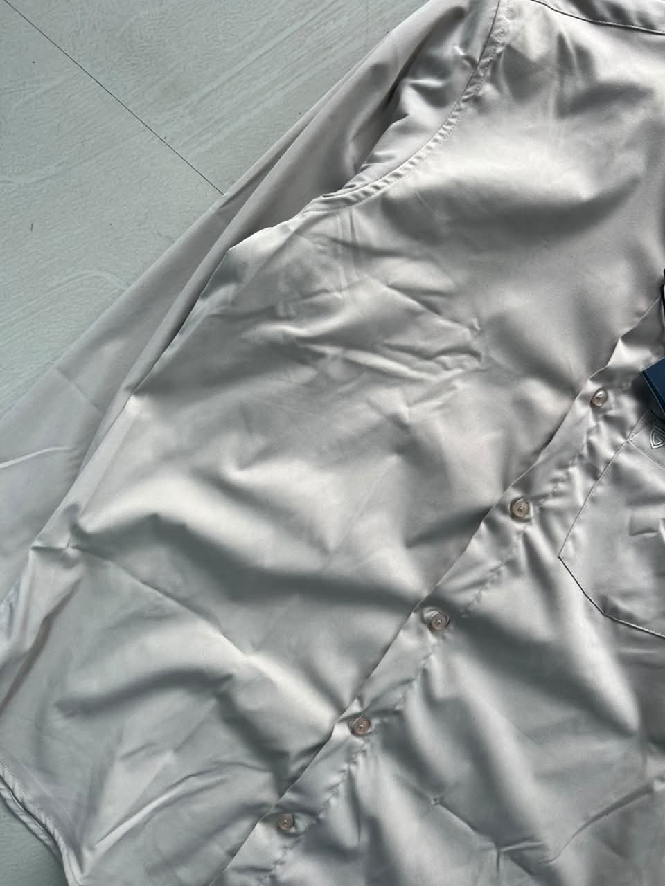 Men's Classic Ivory Button-Down Formal Shirt