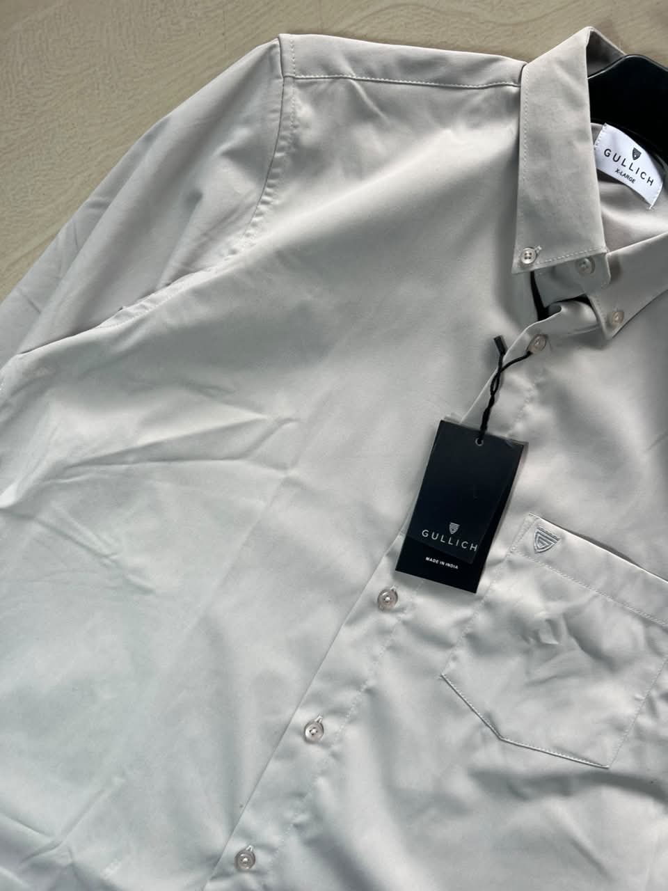 Classic White Button-Down Formal Shirt