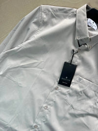 Classic White Button-Down Formal Shirt