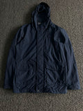 Classic Navy Hooded Utility Jacket