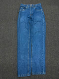Vintage Dark Blue Straight Leg Thrift Jeans