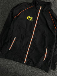 Full-Zip Track Jacket with Orange Piping & Zip Pockets
