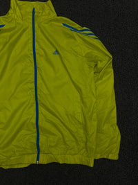 Vintage Adidas Track Jacket with Blue Stripes – Thriftwear