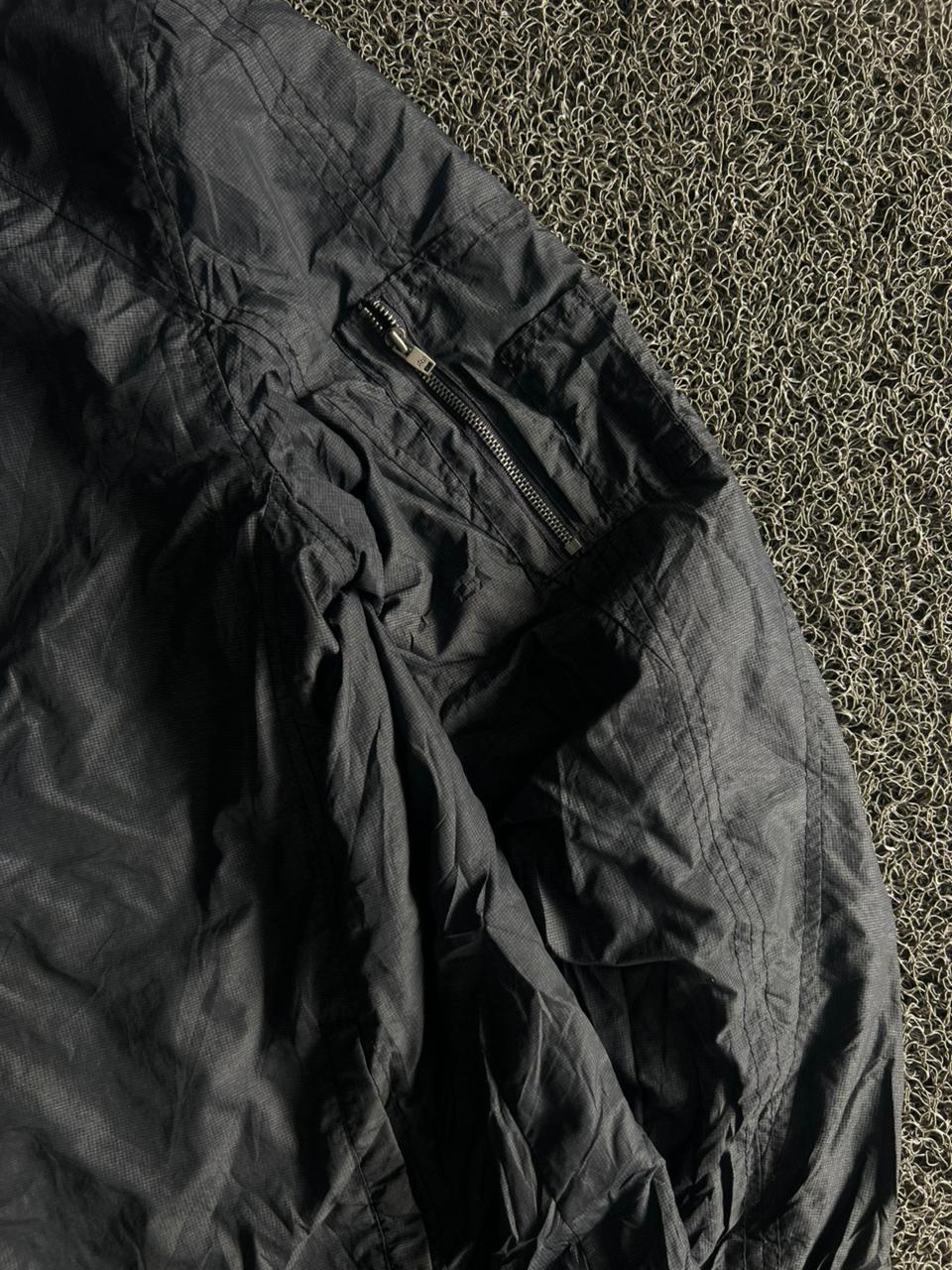 Men's Charcoal Lightweight Bomber Jacket – Zip-Up Casual Windbreaker