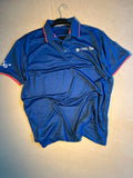 Vintage China Mobile 5G Blue Polo Shirt