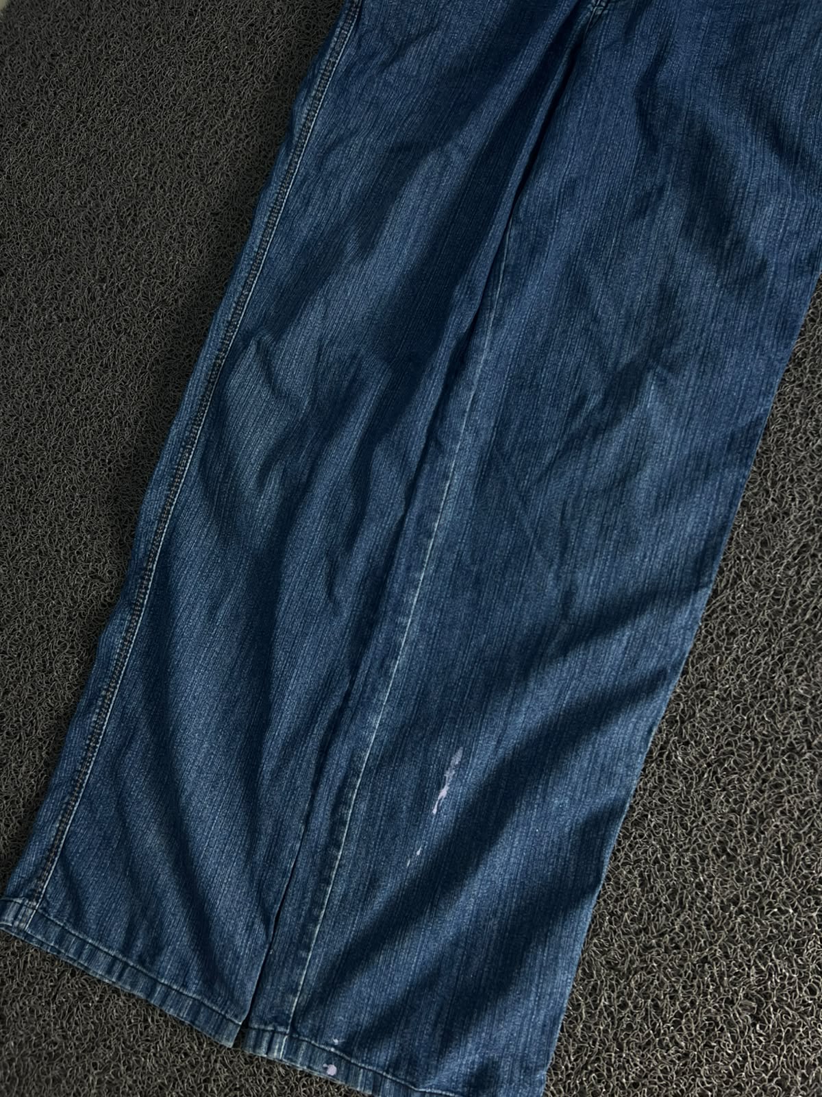 Vintage FLY Blue Wash Straight Fit Denim Jeans ⚠️ No Button
