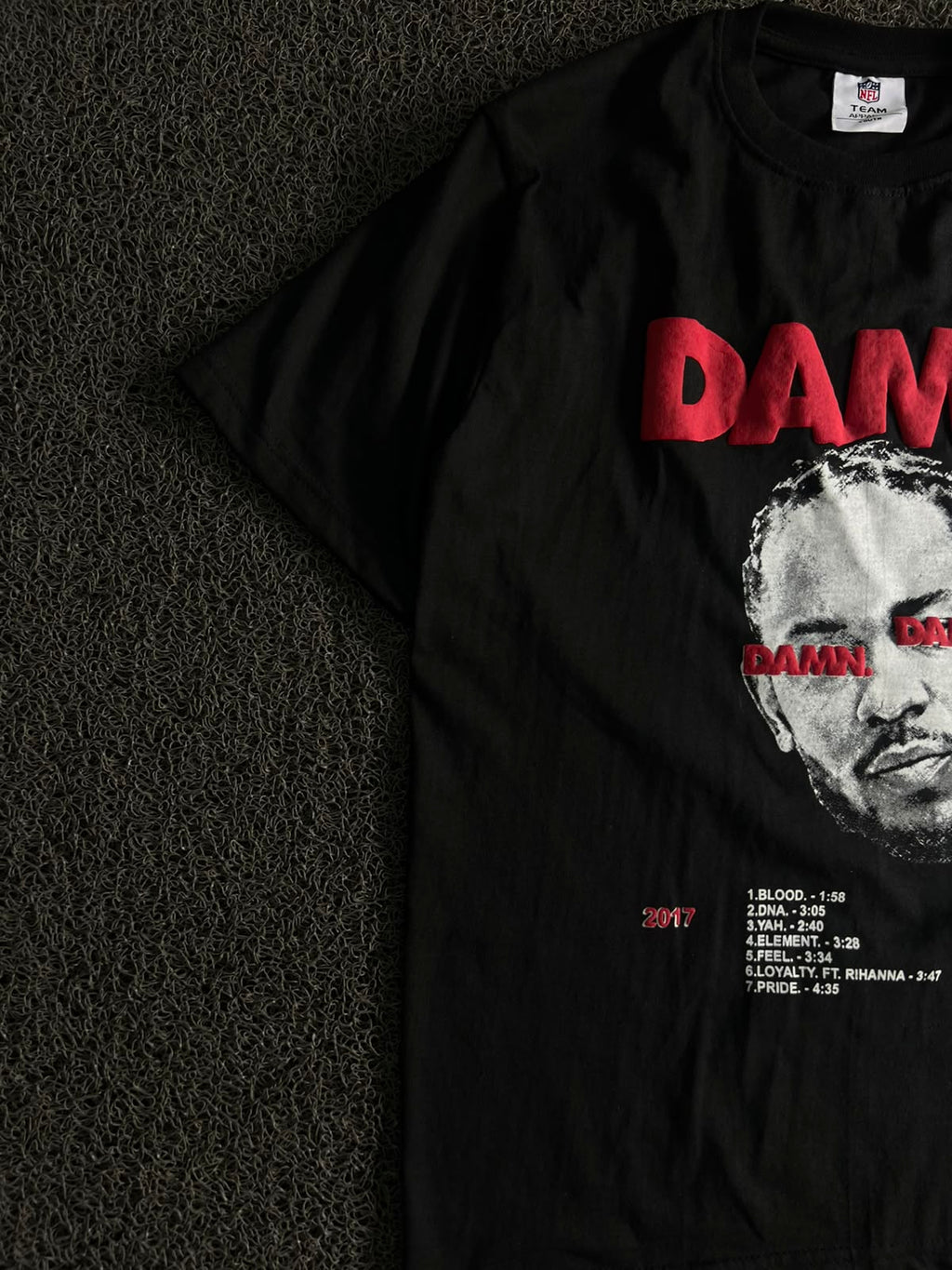 Kendrick Lamar "DAMN." Album Graphic T-Shirt