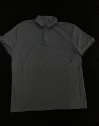 Plain Polo T-Shirt with Contrast Piping – Short Sleeve