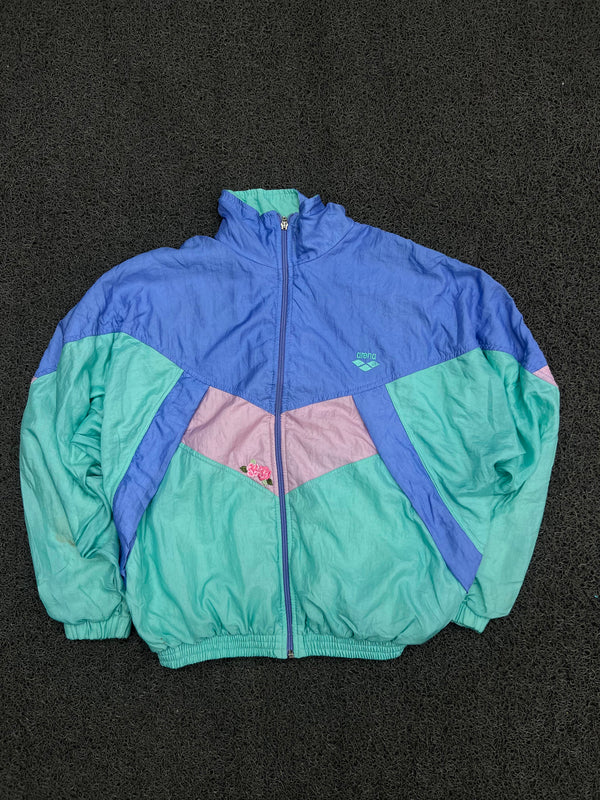 Vintage Arena Colorblock Track Jacket