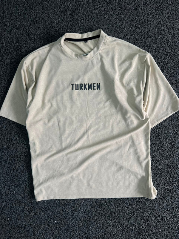 Turkmen Sahara Graphic Oversized T-Shirt | Front & Back Print | Unisex Streetwear ⚠️ Pen Marks