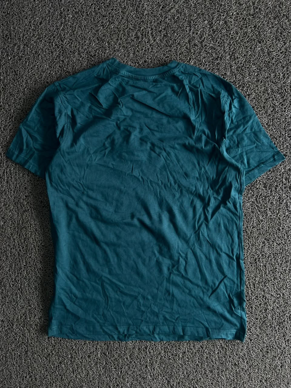 Dark Teal “Cyber Space” Geometric Horse Graphic T-Shirt