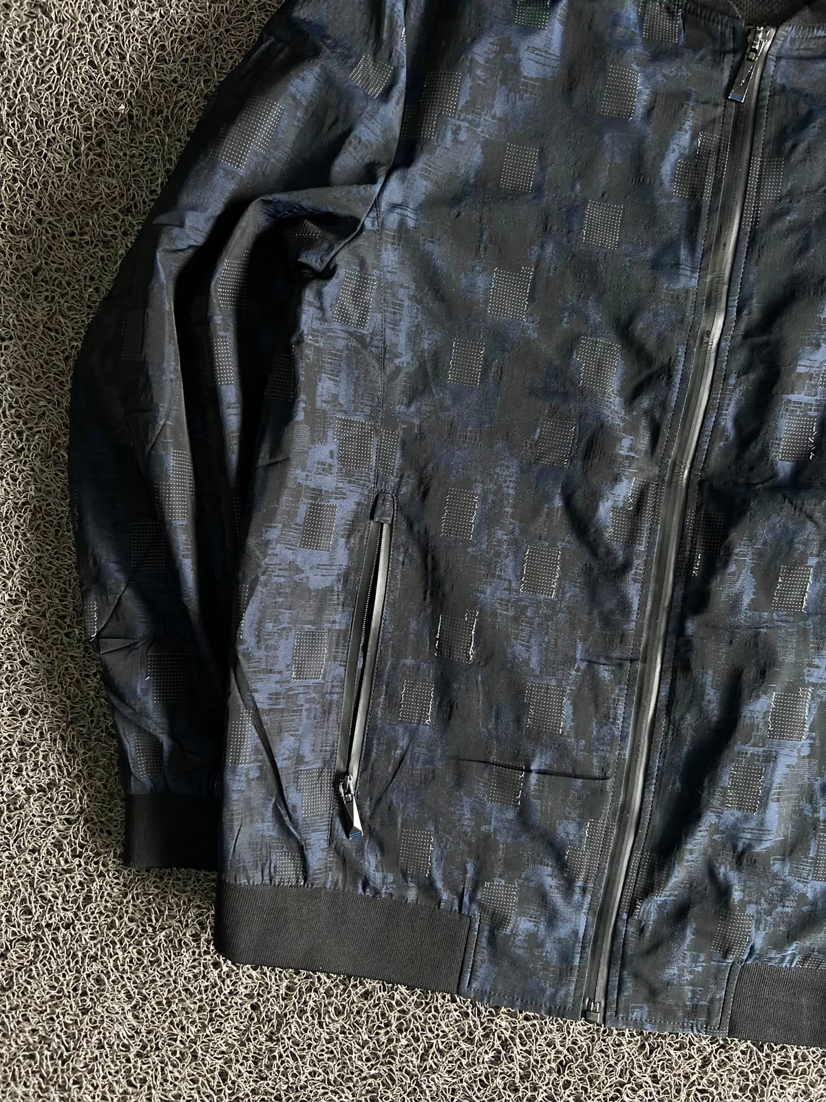 Patterned Lightweight Bomber Jacket