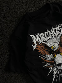 Eagle & Skull Graphic T-Shirt – Gothic Streetwear Style