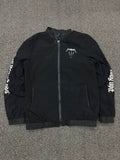 Palm Angels Logo Print Bomber Jacket – Full Zip Streetwear Jacket