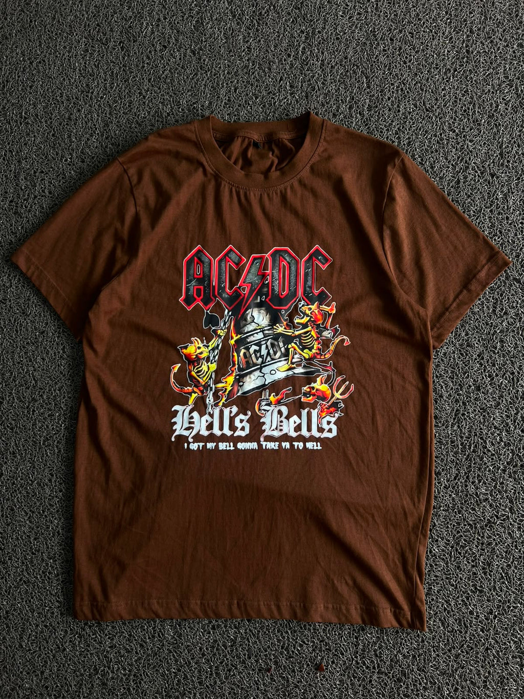 AC/DC Hells Bells Graphic Band T-Shirt – Rock Tee