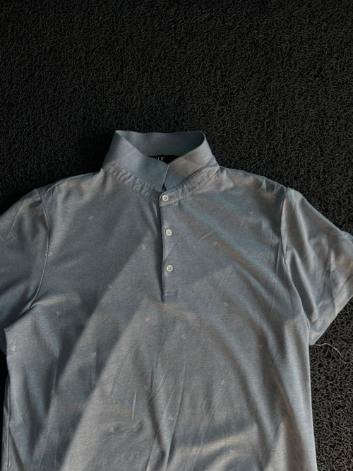 Premium Mandarin Collar Polo T-Shirt – Half Sleeve Casual Wear