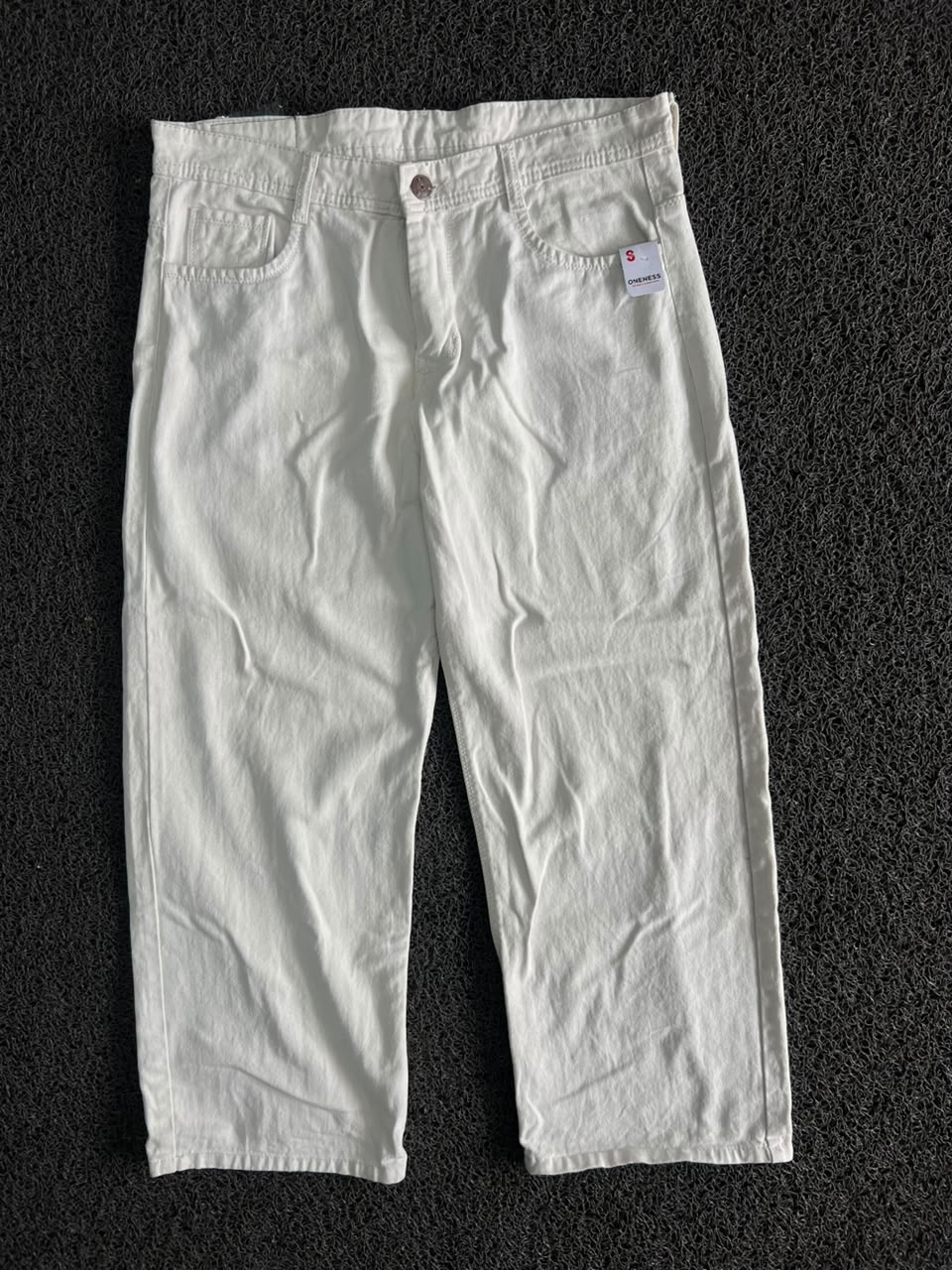 Classic Cropped Denim Jeans