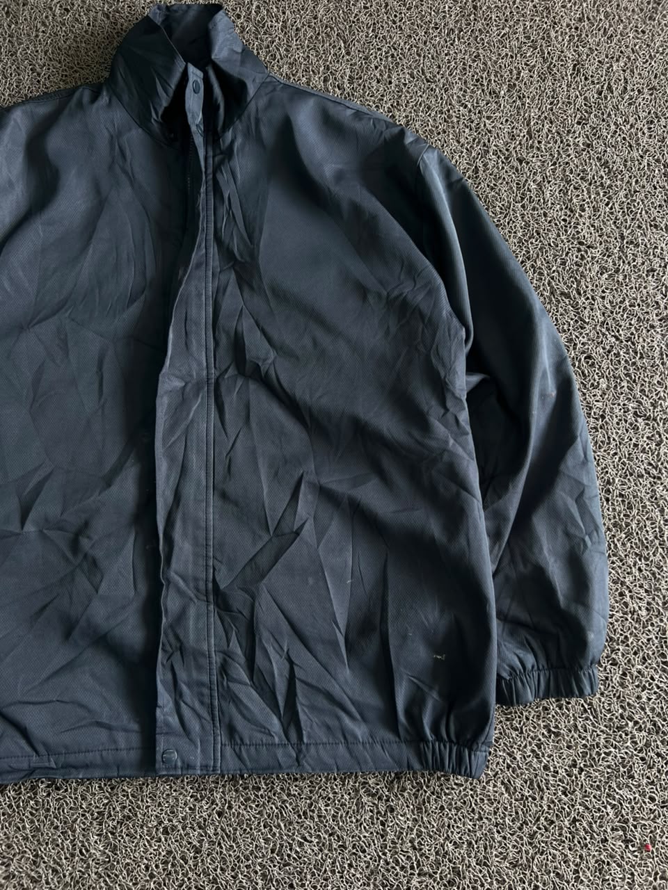 Full-Zip Stand Collar Windbreaker Jacket