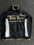 Hao Jian Black & Gold Full Zip Track Jacket