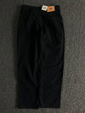 H&M Black Relaxed Straight-Leg Denim Jeans