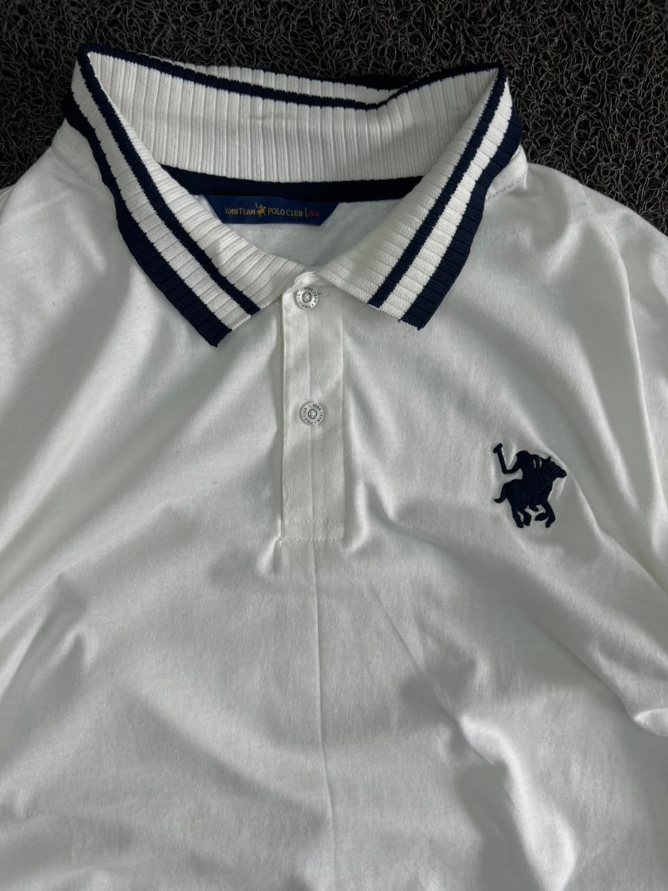 Ralph Lauren White Long Sleeve Polo Sweatshirt