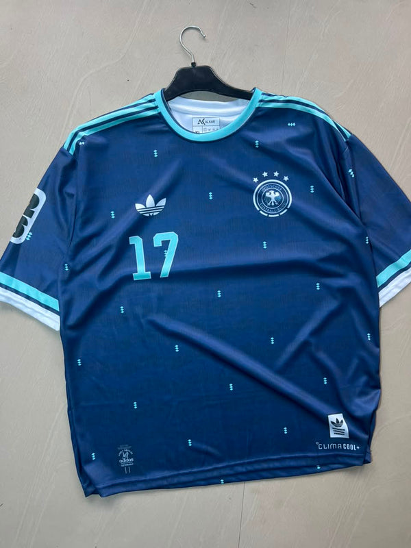 Joshua Kimmich #6 Germany Away Football Jersey – Navy Blue Edition