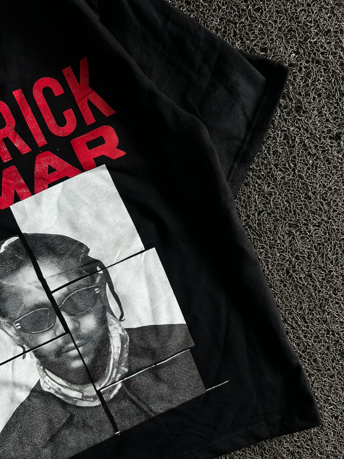 Kendrick Lamar Graphic T-Shirt – Red Typography & Portrait Print