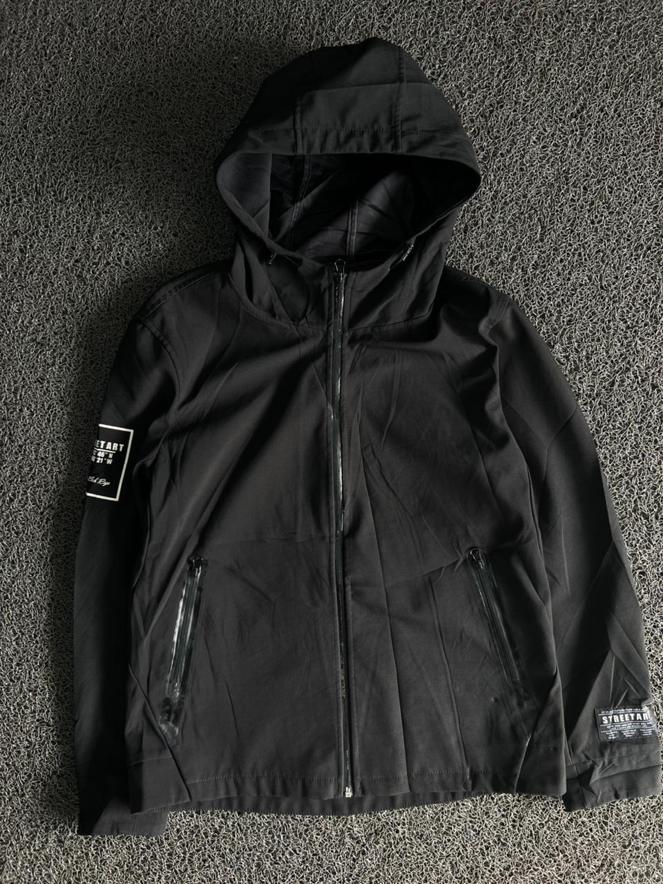 Hooded Windbreaker Jacket – Lightweight Full Zip Casual Outdoor Jacket