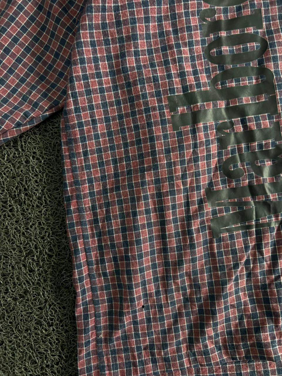 Thrifted Vintage Checkered Short Sleeve Button-Up Shirt