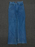 Vintage Blue Wide Leg Denim Jeans