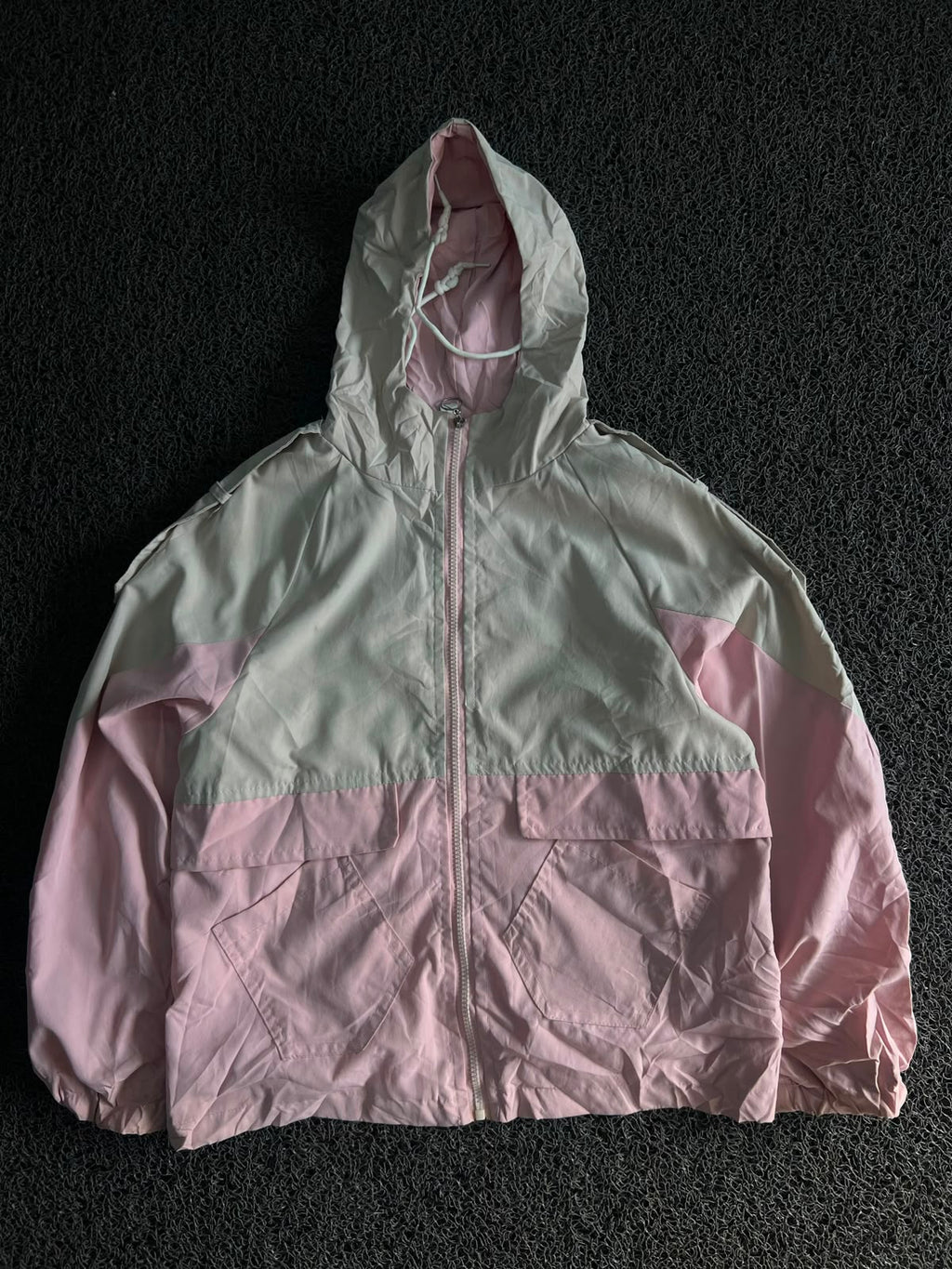 Hooded Windbreaker Jacket – Lightweight Full Zip Casual Outerwear