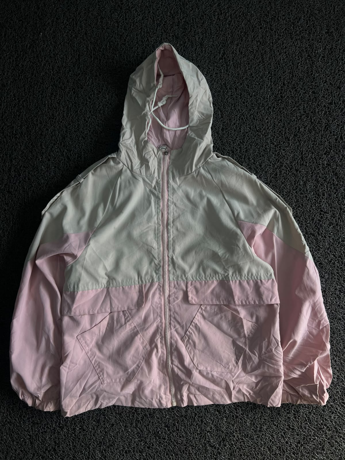 Hooded Windbreaker Jacket – Lightweight Full Zip Casual Outerwear