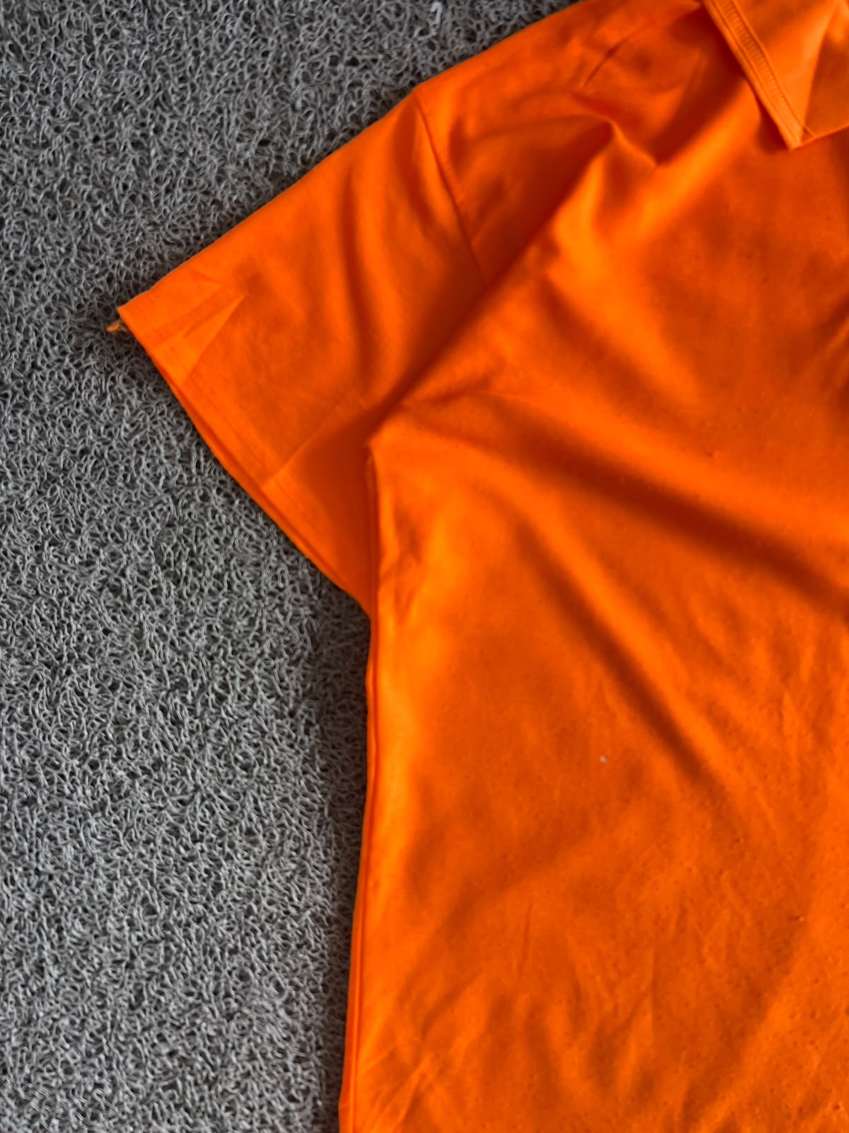 Bright Orange ShuaiTu Polo T-Shirt ⚠️ Small Stains