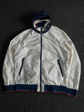 Vintage Hooded Windbreaker Jacket |  Lightweight Full-Zip Outdoor Jacket