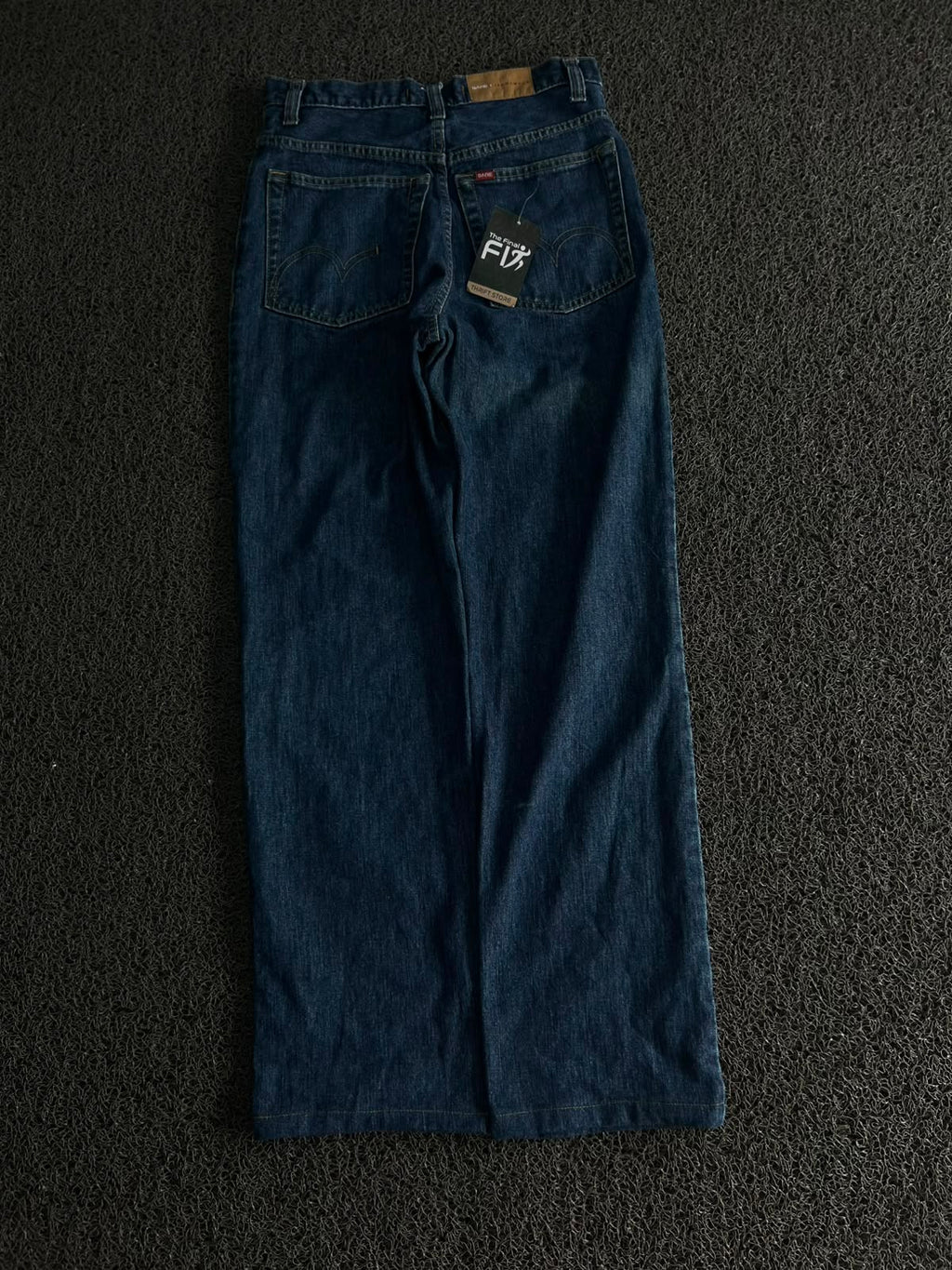 Levi's Dark Blue Wide Leg Denim Jeans – Thrift