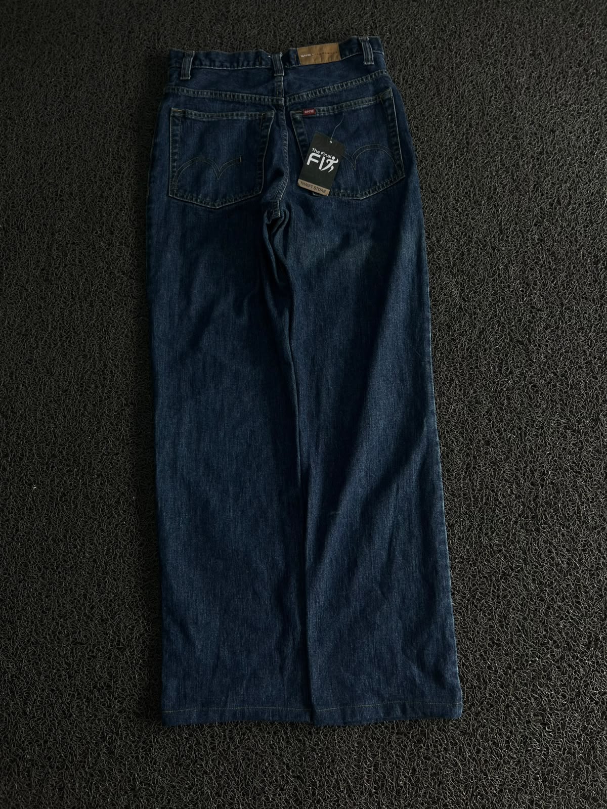 Levi's Dark Blue Wide Leg Denim Jeans – Thrift