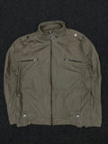 Vintage Utility Zip Jacket – Lightweight Military Style Casual Outerwear