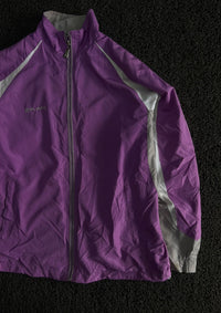 Vintage Colorblock Track Jacket – Zip-Up Windbreaker
