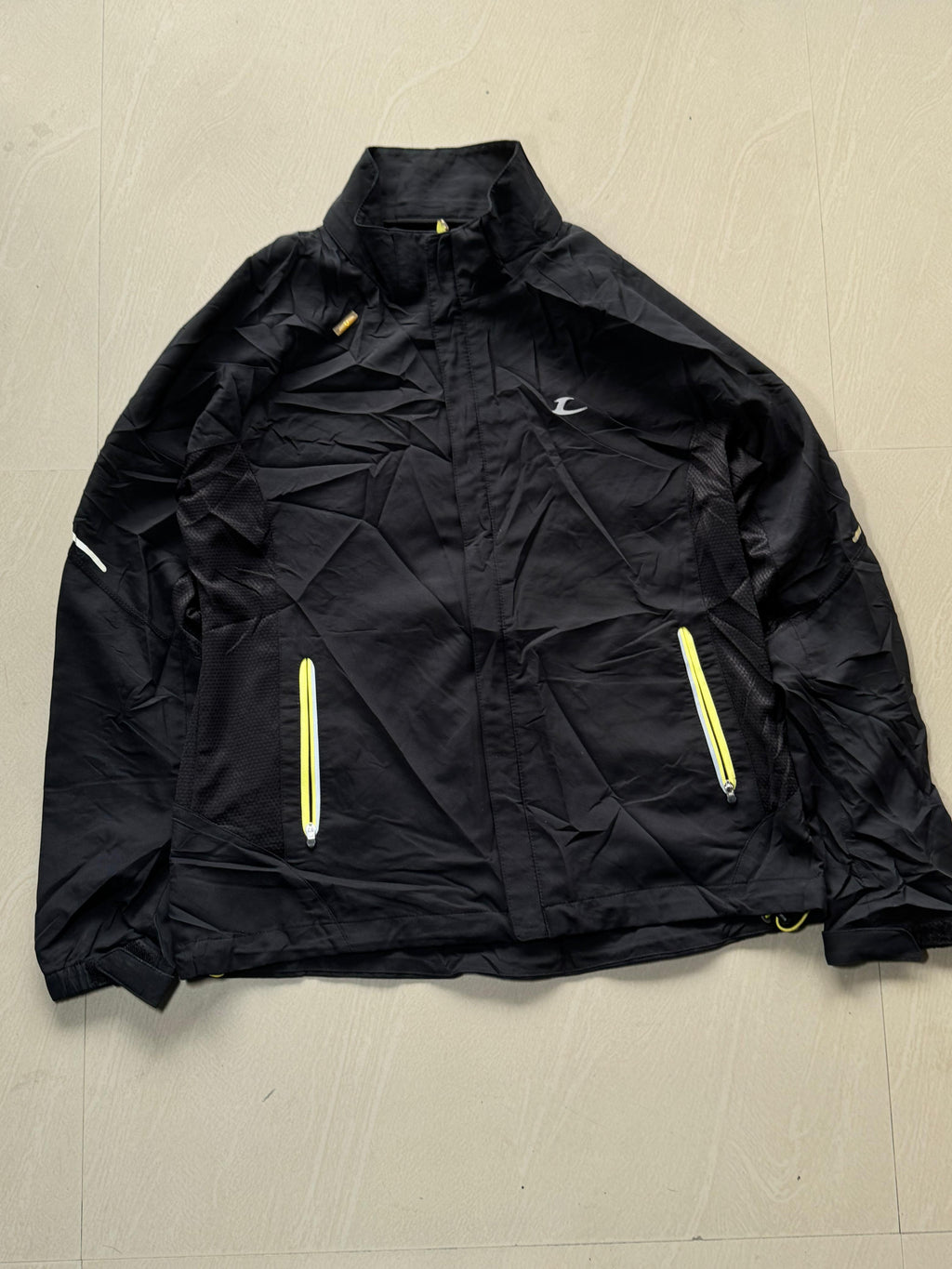Men's Black Lightweight Windbreaker Jacket