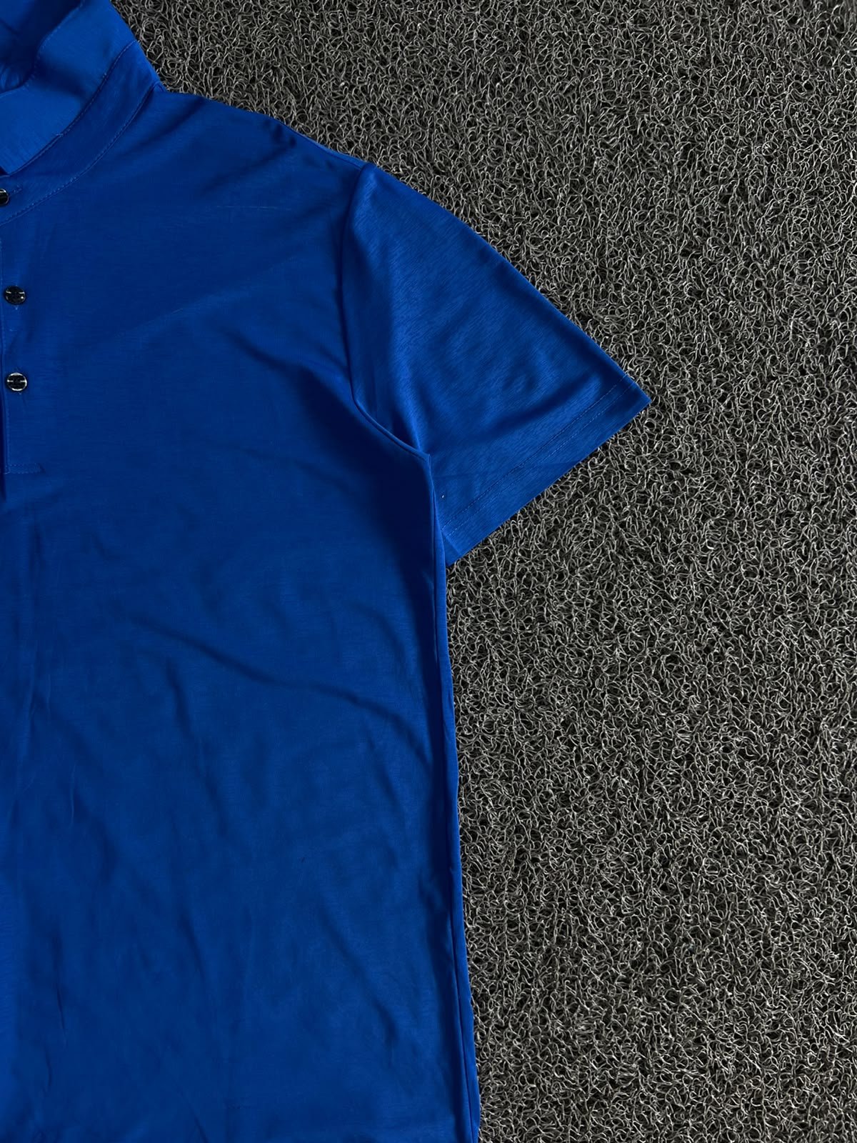 Mandarin Collar Henley T-Shirt – Short Sleeve Casual Cotton Tee