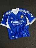 Real Madrid Blue Ronaldo #7 Premium Football Five Sleeve Jersey