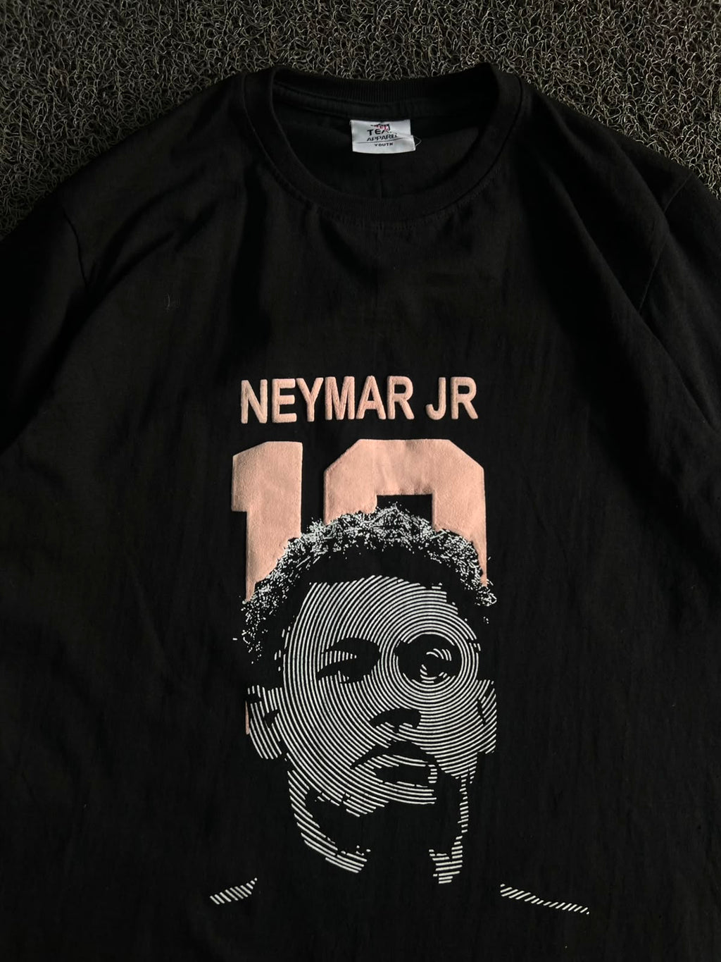 Neymar Jr. No. 10 Graphic Black T-Shirt ⚽🖤