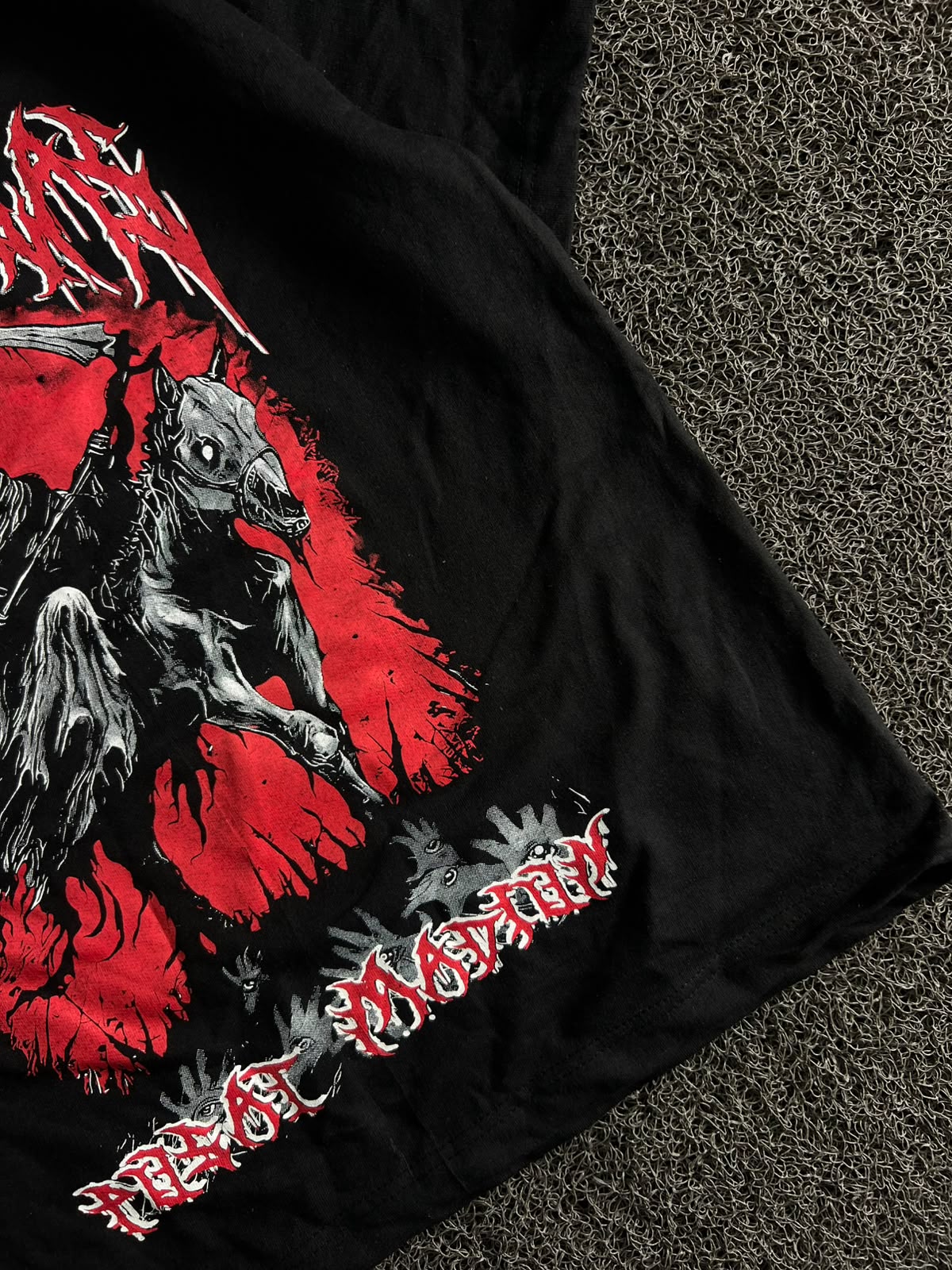 Black Graphic Print T-Shirt