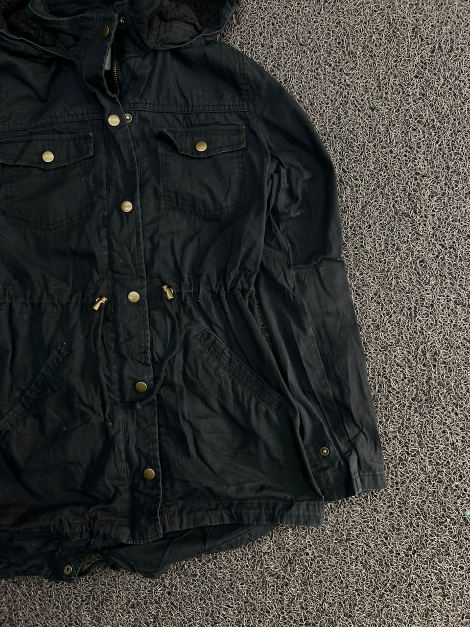 Vintage Hooded Utility Jacket