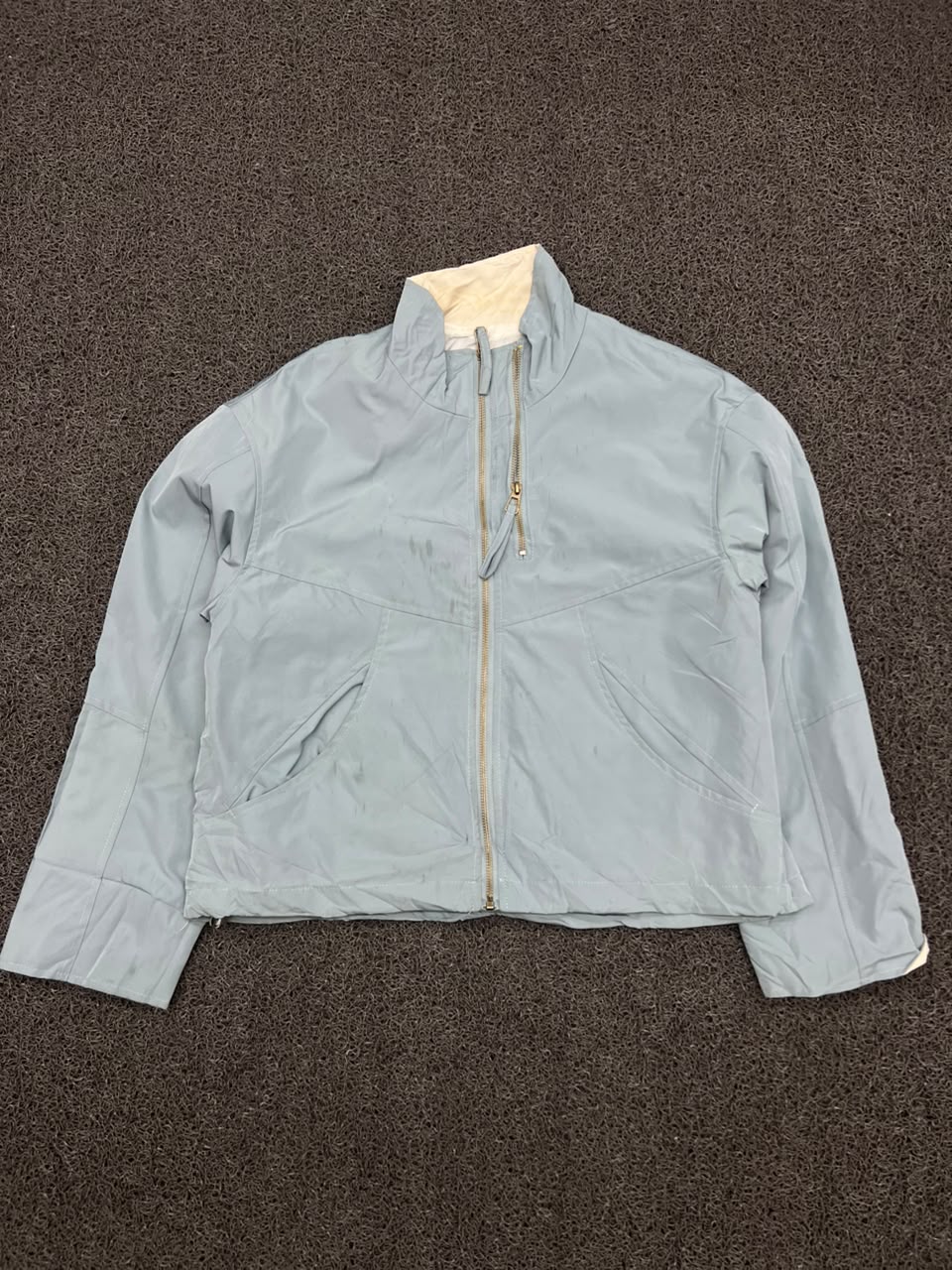 Vintage Full Zip Windbreaker Jacket – Minimalist Lightweight Casual Jacket